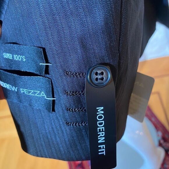 BNWT Andrew Fezza Slim Fit 100% Wool $495 Jacket 42S - Picture 7 of 10